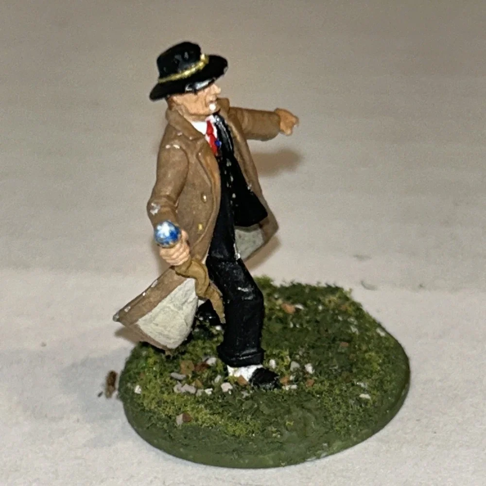 Ral Partha Warhammer Metal Painted Miniature Mafia Fed Agent‎ Detective
